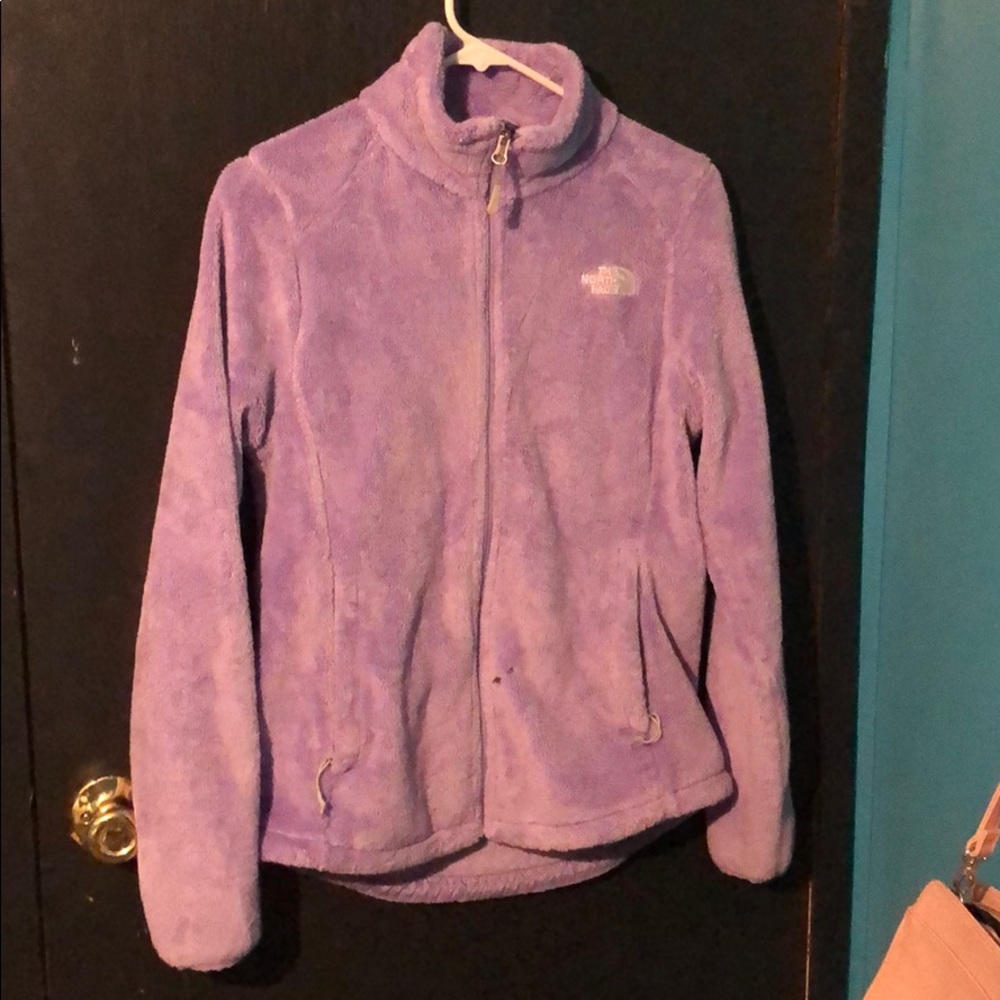 Purple north face jacket